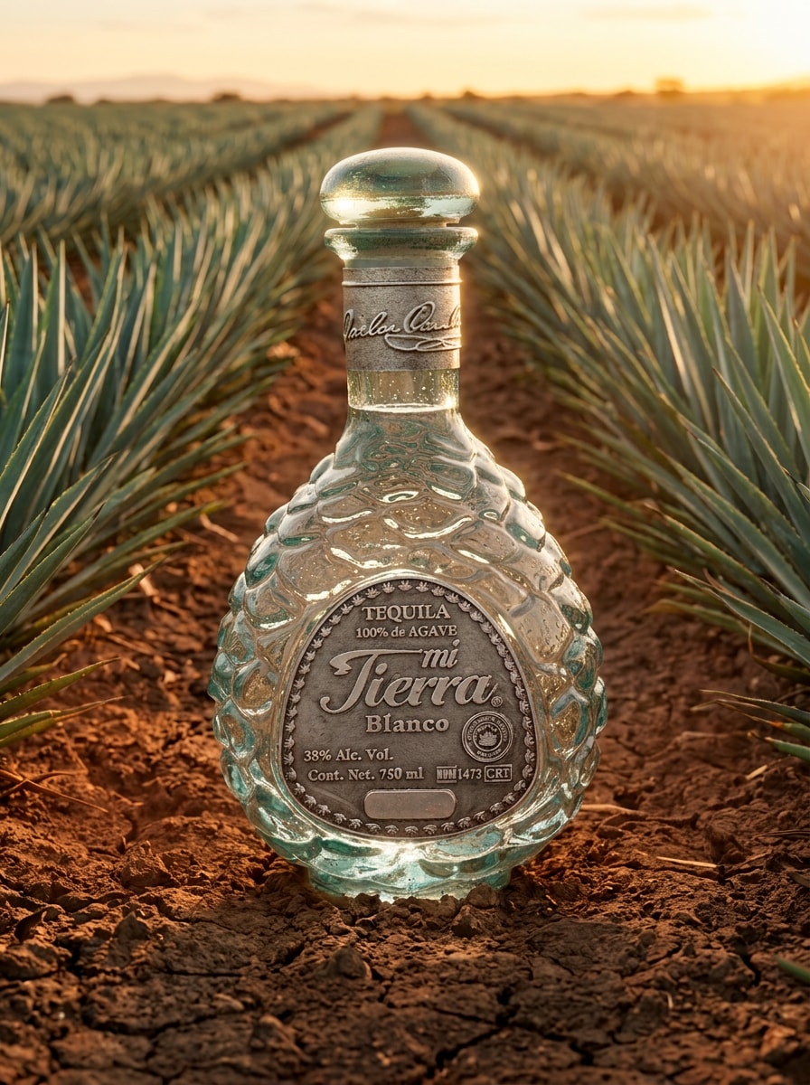 Mi Tierra Blanco · Tequila 100% agave azul sin añejamiento